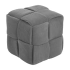 Square Cube Ottoman Foot Stool Durable for Living Room Bedroom Home Decor
