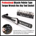 Torque Wrench Bicycle Repair Tool Adjustable For Road Bike Cycle Use Garage Work