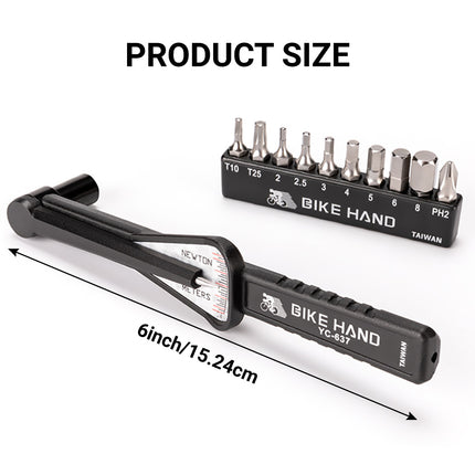 Torque Wrench Bicycle Repair Tool Adjustable For Road Bike Cycle Use Garage Work