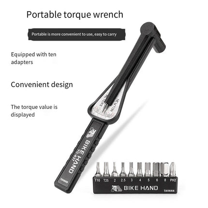 Torque Wrench Bicycle Repair Tool Adjustable For Road Bike Cycle Use Garage Work