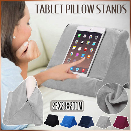 Tablet Pillow Stands For iPad Book Reader Holder Rest Laps Reading Cushion