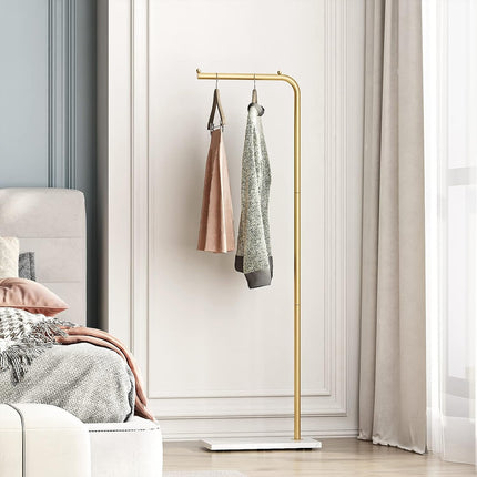 Modern Metal Clothes Rack Space Saving Standing Garment Hanger for Home Bedroom