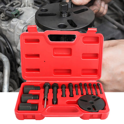 AC Compressor Clutch Removal Tool Kit 14pcs Auto Repair Puller Set