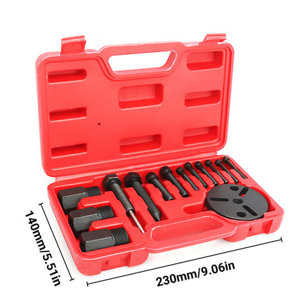 AC Compressor Clutch Removal Tool Kit 14pcs Auto Repair Puller Set
