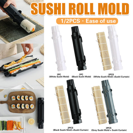 Sushi Roll Mold Non-Stick Food Grade Plastic for Home Kitchen DIY Sushi Making