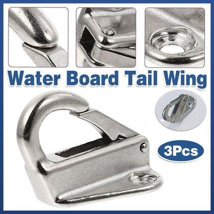 3PCS Stainless Steel Spring Hooks Heavy Duty Clip Hook for Boat Coat Hanger Use