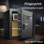 Home Safes Fingerprint Password Lock Home Office Cash Jewelry File Security Box