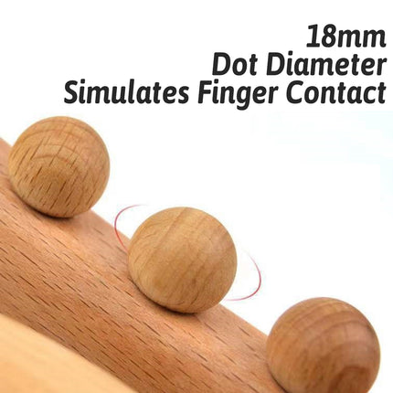 Carbonized Beech Tendon Rolling Stick Universal Massage Scraping For Salon Home