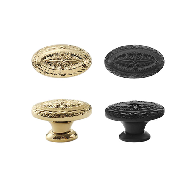 Wardrobe Handle Oval Vintage Style Drawer Pull Antique Furniture Door Handle