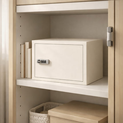 Desktop Lockable Storage Cabinet for Office Documents Personal Item Storage