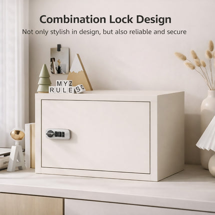 Desktop Lockable Storage Cabinet for Office Documents Personal Item Storage