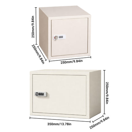 Desktop Lockable Storage Cabinet for Office Documents Personal Item Storage