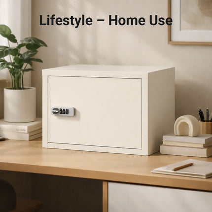 Desktop Lockable Storage Cabinet for Office Documents Personal Item Storage