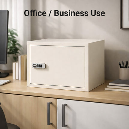 Desktop Lockable Storage Cabinet for Office Documents Personal Item Storage