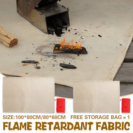 Outdoor Camping Fireproof Cloth Flame Retardant High Temp Fiberglass Mat