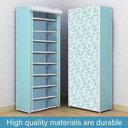 Stackable Shoe Rack Storage Cabinet Organizer Portable Wardrobe for Home Use