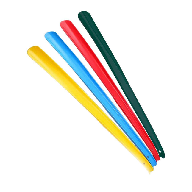 Long Shoe Horn 59cm Plastic Handle Sturdy Slip On Helper Shoehorn Easy Use Aid