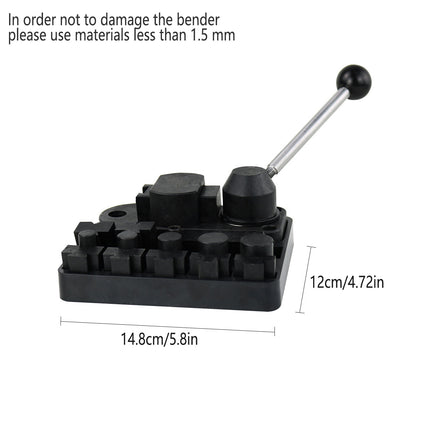 Ring Bending Tool for Jewelry Making Ring Shaper Bender Machine with Dies