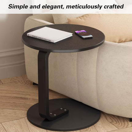 Small Round Coffee Table Simple Sofa Side Table Compact Modern Home Furniture