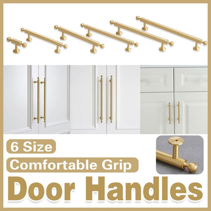 Copper Cabinet Handles 6 Sizes Modern Pulls for Wardrobe Drawer Shoe Cupboard