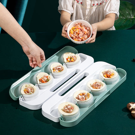 8-in-1 Dumplings Mould Automatic Dumpling Maker DIY Dough Press Mold Wrapper Tool