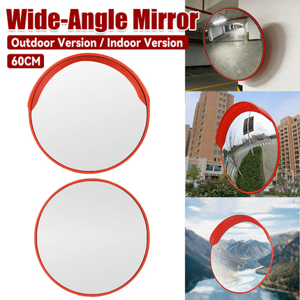 Road Traffic Safety Wide-Angle Mirror 60cm Dome Security Round Mirror Durable