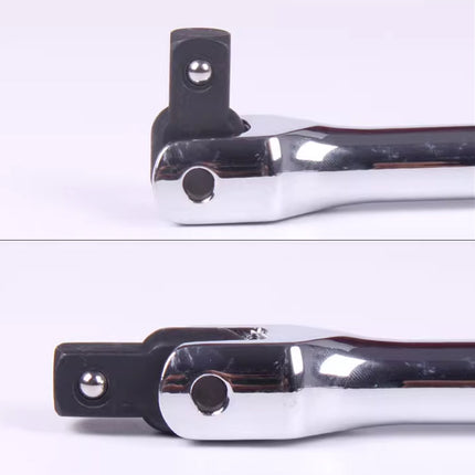 24in F-Shape CR-V Breaker Bar 1/2 Drive Socket Wrench for Car Truck Repair Use