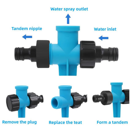 360° Rotating Lawn Sprinkler Automatic Garden Water Sprinklers Lawn Irrigatlo