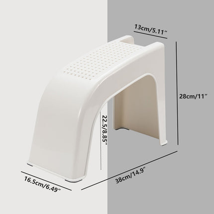 2 PCS Pedicure Stool Foot Care Nail Art Nail Cutting Stool Non-Slip Base Durable