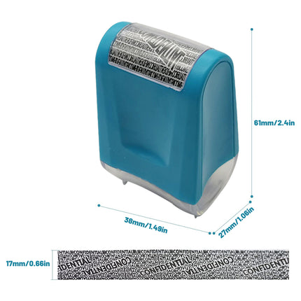 Garbled Code Security Seal Roller Personal Information Protection Privacy Tool