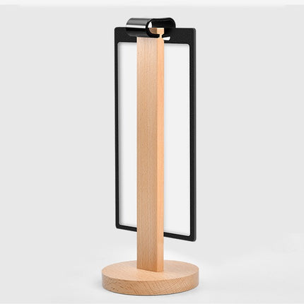 Wooden Tabletop Menu Holder Stand 20x10cm for Restaurant Cafe Bar Menu Display