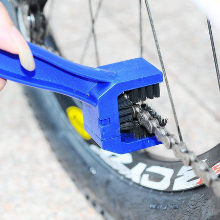 Cycling Bicycle Motorcycle Chain Cleaning Tool Gear Grunge Brush Cleaner Plastic - Aimall