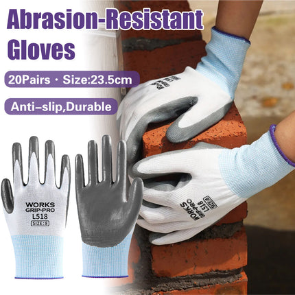 N518 Work Gloves Touch Screen Non Slip Wear Resistant Safety Labor Protection