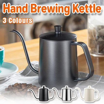 Hand Drip Coffee Pot Stainless Steel Fine Spout Hanging Ear Filter Cup Kettle