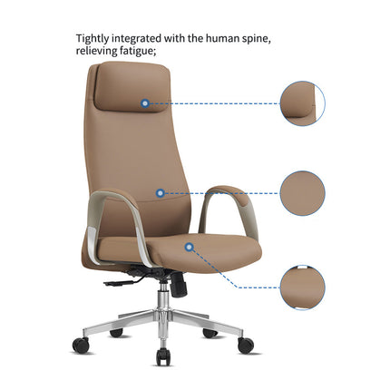 Ergonomic Office Chair Adjustable Height Swivel Rolling Desk Chair Comfortable