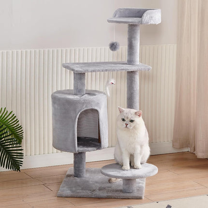 Cat Tree Tower Climbing Frame Cat Climber Indoor Furniture Scratcher for Kittens