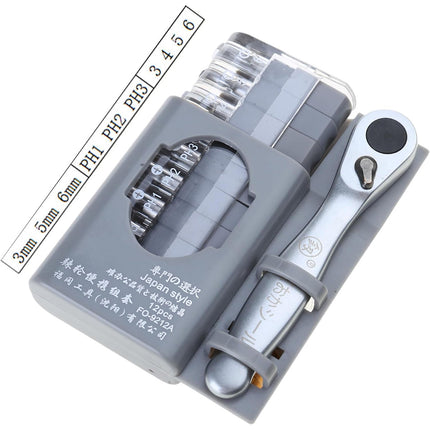 10PCS Mini Ratchet Screwdriver Tool Kit Precision Repair Set Car Maintenance