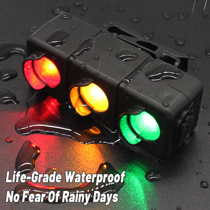 USB Rechargeable Bike Tail Light LED Rear Warning Lamp for Night Cycling