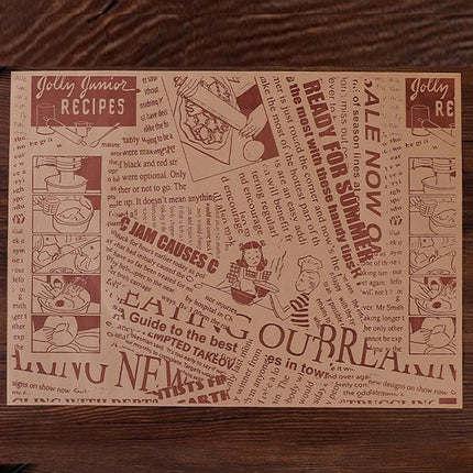 100pcs Sandwich Wrappers Oil Blotting Coated Paper Air Fryer Baking Parchment