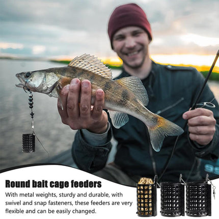 3pcs Bait Cage Attachment Tool Fishing Nesting Device for Outdoor Angling Use