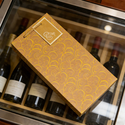 10PCS Red Wine Gift Bags with Handle Double Bottle for Wine Packaging Use