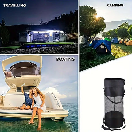 Outdoor Yacht Storage Net Bag Cruise Yacht Garbage Bags Miscellaneous Storage