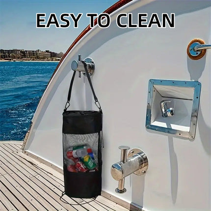 Outdoor Yacht Storage Net Bag Cruise Yacht Garbage Bags Miscellaneous Storage