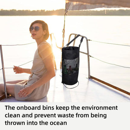 Outdoor Yacht Storage Net Bag Cruise Yacht Garbage Bags Miscellaneous Storage