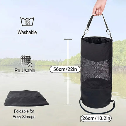 Outdoor Yacht Storage Net Bag Cruise Yacht Garbage Bags Miscellaneous Storage