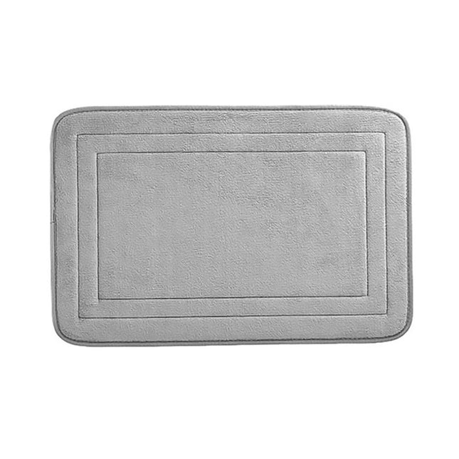 40×60cm and 50×80cm Bathroom Floor Mat with Quick Dry Non-Slip Backing