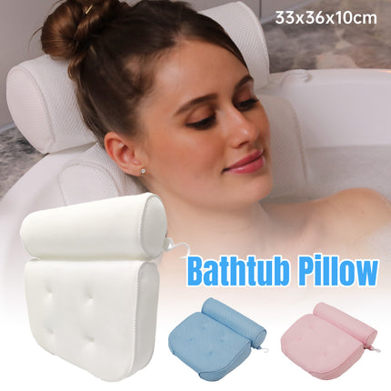 Bathtub Pillow Non-Slip for Bath Tub Spa Shower Comfortable Water Resistant