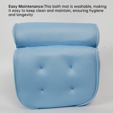 Bathtub Pillow Non-Slip for Bath Tub Spa Shower Comfortable Water Resistant
