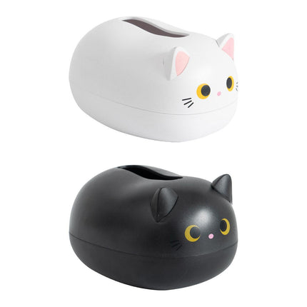 Cartoon Cute Kitten Tissue Box Drawer Box with Toothpick Holder Organizer