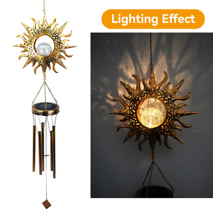 Solar Wind Chime Light Outdoor Waterproof Garden Decoration Courtyard Lamp